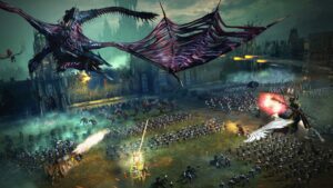 Condes Vampiros em um ataque de cerco em Total War Warhammer