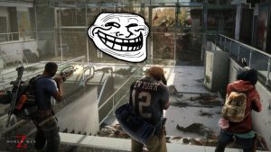 World War Z ataque do troll e sua horda de zumbis