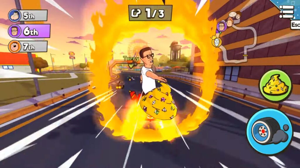 Hank deixando um presente para quem vem atrás