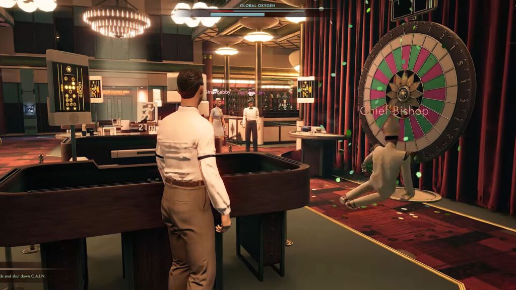 First Class Trouble - in game.