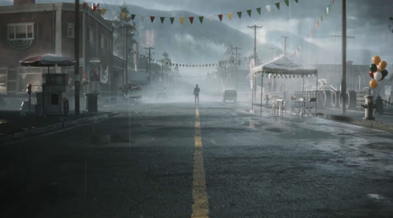 Alan no meio da pequena cidade que até pouco tempo era uma cidade grande