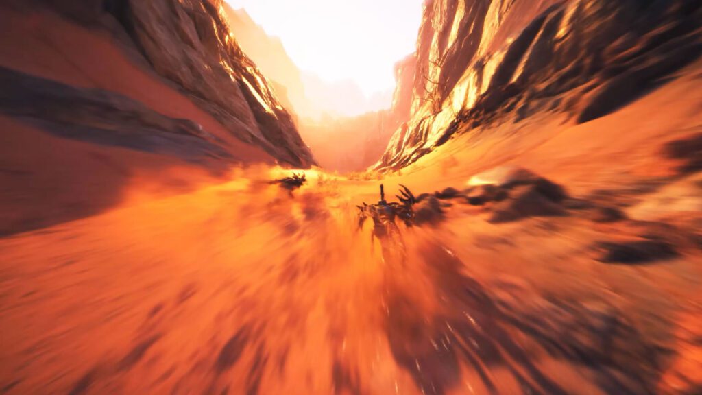 Deslizando na areia através da Essência