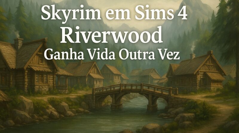 Skyrim: Riverwood recriado em The Sims 4 com fidelidade incrível