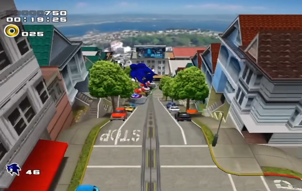 Sonic Adventure no Gamecube